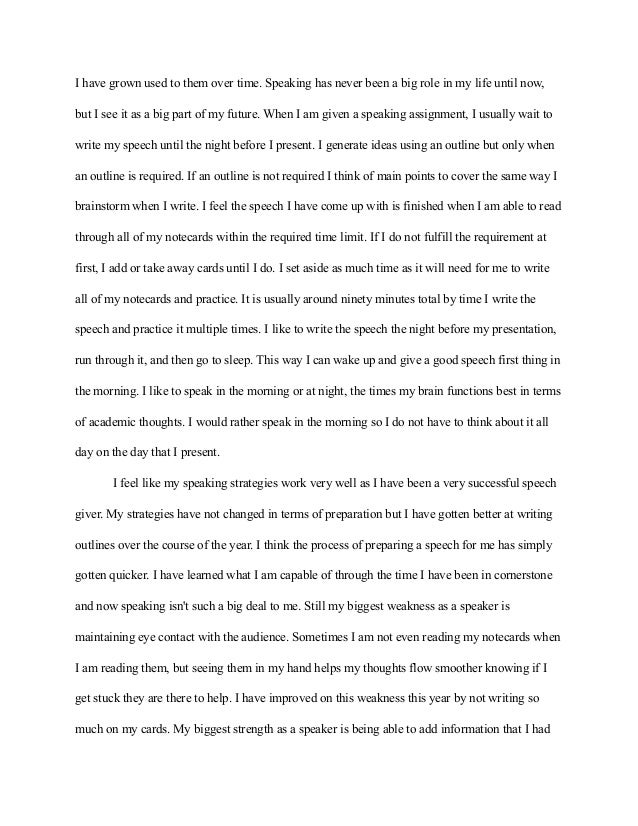 how to write a good reflection speech how to write a reflection paper on a class